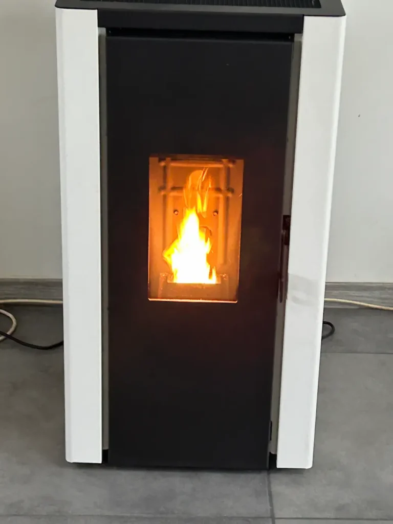 poêle à granulés Lachassagne – installation ThermoConfort