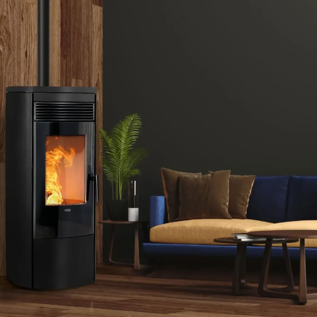 poêle à granulés Parcieux – installation ThermoConfort
